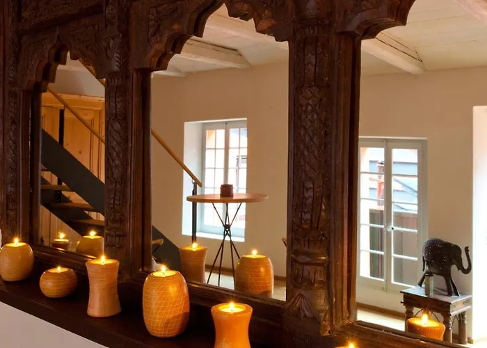 לינה וארוחת בוקר Le Jardin De Kabir Martigny